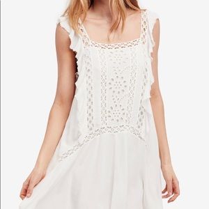 Free People Crochet Trim Dress